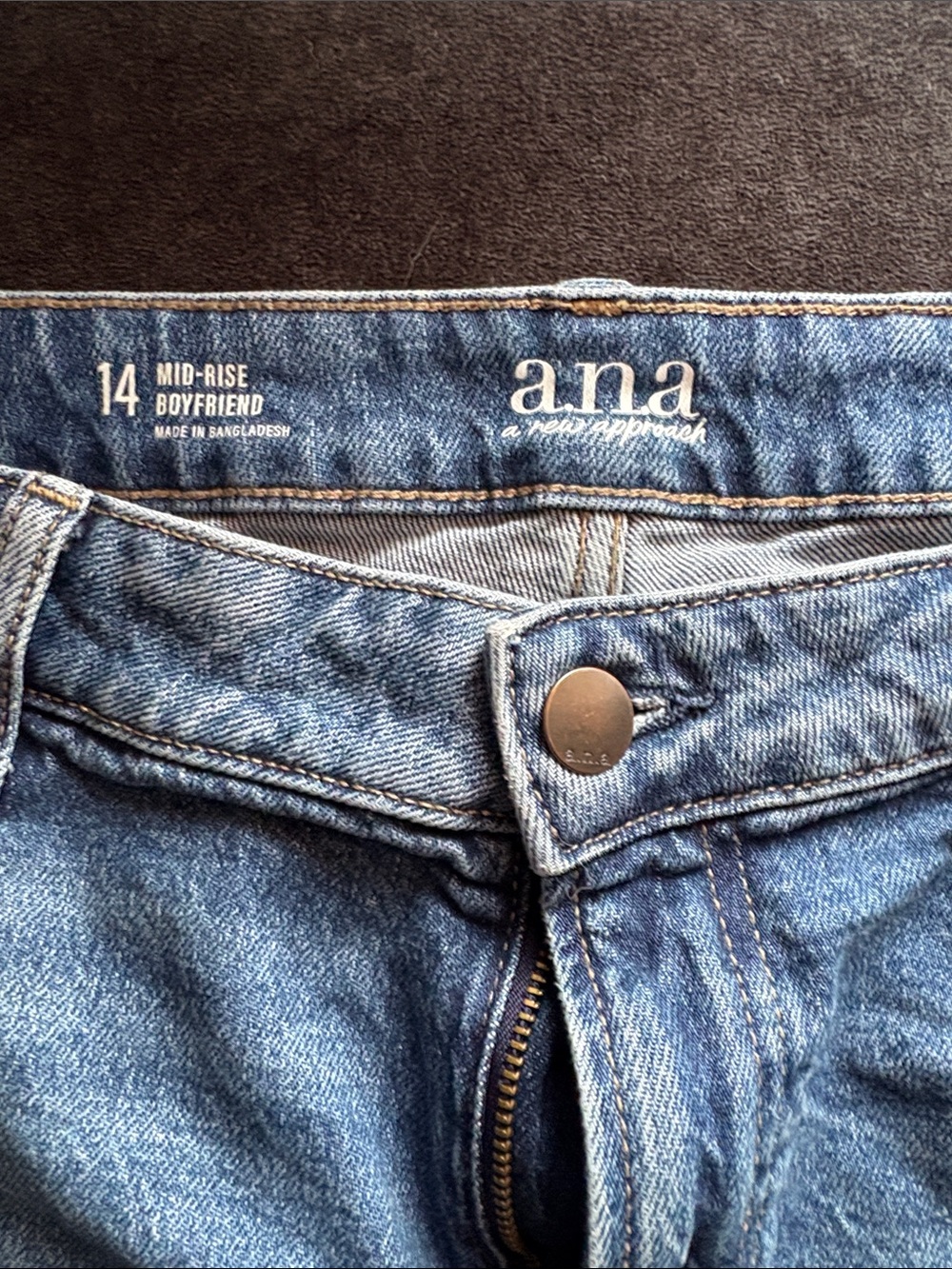 a.n.a Light Blue Distressed Boyfriend Jeans - Picture 2 of 3